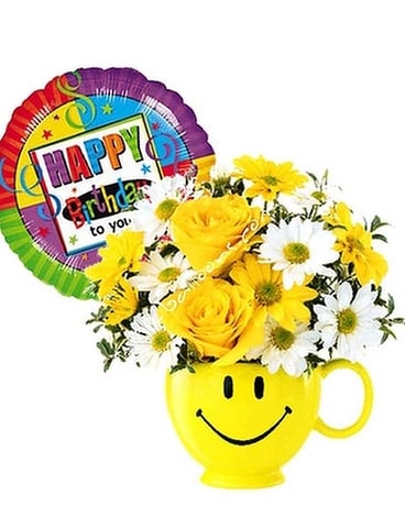 Be Happy with Birthday Balloon Custom product