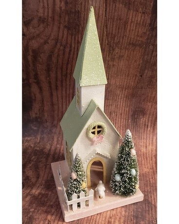 Tabletop Vintage Cardboard Easter Church Custom product
