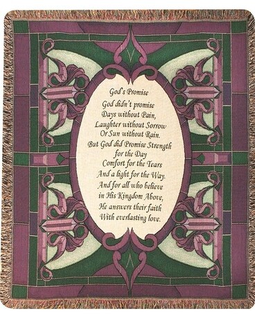 God's Promise Tapestry Custom product