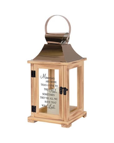 Memories Lantern Natural Wood Custom product