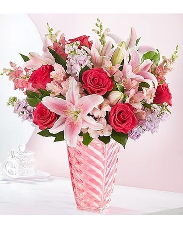 Simply Pink Flower Arrangement