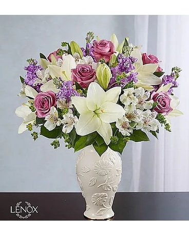 Arrangement in Lennox Vase Flower Arrangement