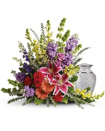 Shades Of Faith Flower Arrangement