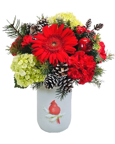 Country Cardinal Flower Arrangement