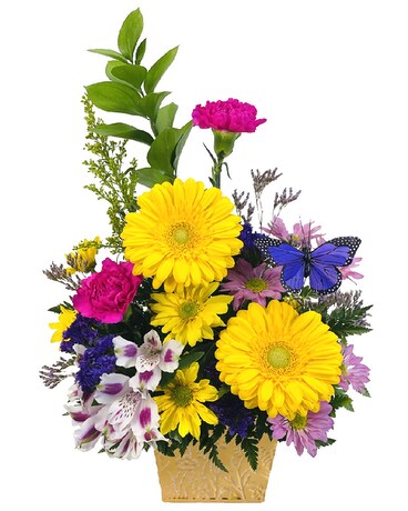 Golden Glory Flower Arrangement