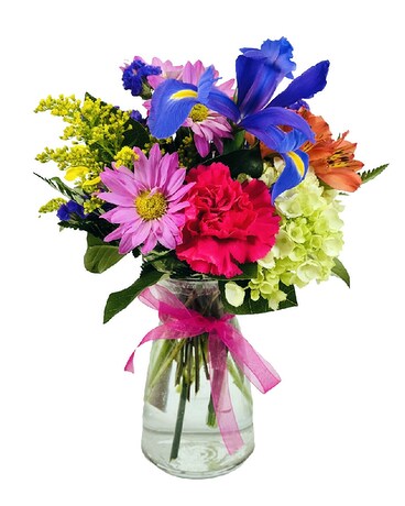 Vivid Vibe Flower Arrangement