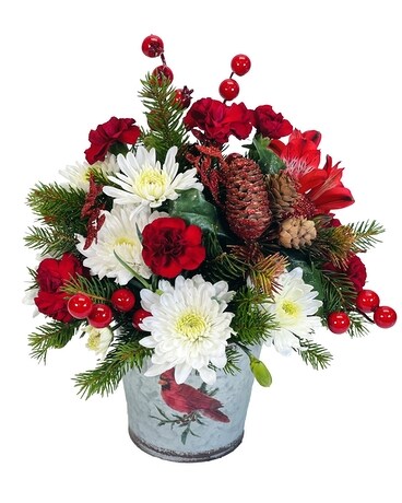 Snowbird Flower Arrangement