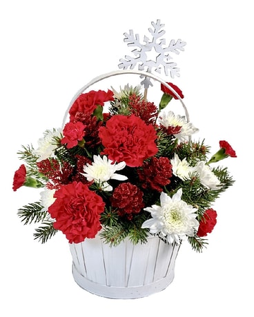 Snowy Delight Flower Arrangement