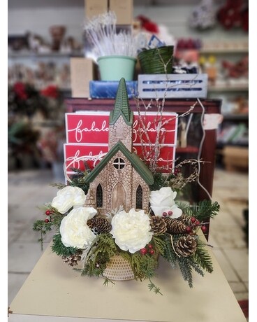 Winter Church Specialty Arrangement