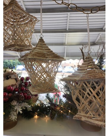 Wicker Lantern 3pc Gifts
