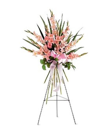 Sentimental Gladioli Spray Flower Arrangement