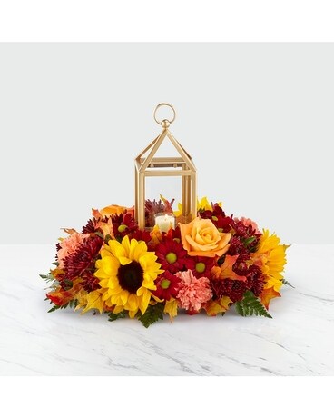 Giving Thanks Centrerpiece Flower Arrangement