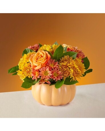 Pumpkin Spice Flower Arrangement