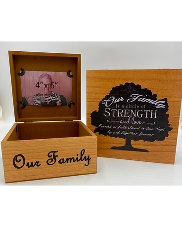 Forever Box~ Our Family Flower Arrangement