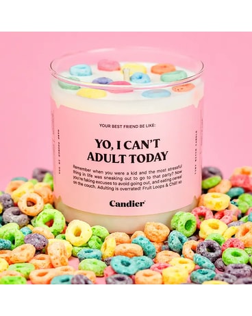 Cant Adult Cereal Candle Jar Candle