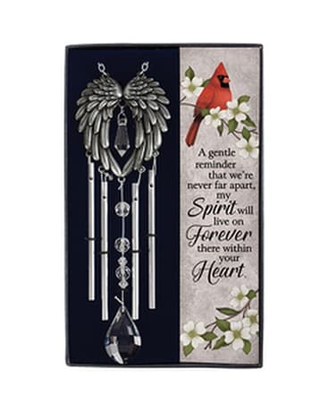 Cardinal Your Heart Boxed Wind Chime Gifts