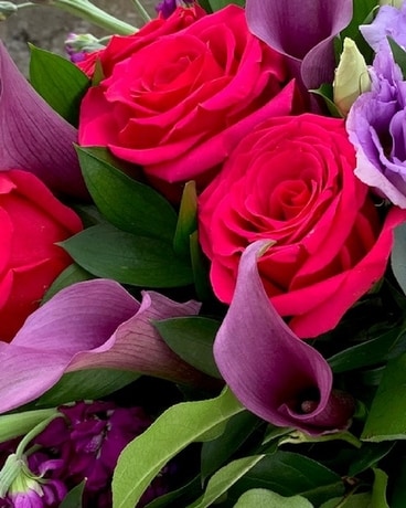 Jewel Tones Flower Arrangement