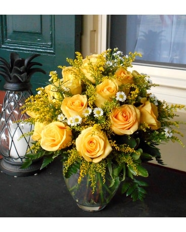 Golden Flower Arrangement