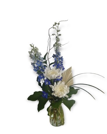 BLUE Moon Flower Arrangement