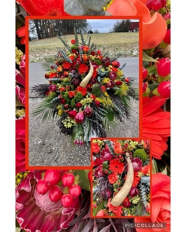 Fox Horn Tribute Flower Arrangement