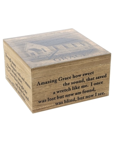 CARSON AMAZING GRACE LARGE WOODEN BOX Flower Arrangement