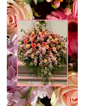 CORAL AND PEACH Flower Arrangement