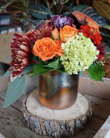 Copper Bliss Flower Arrangement