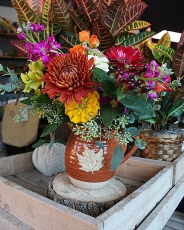 Seasonal Harvest Flower Arrangement