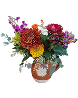 Colorful Cobalt Surprise Flower Arrangement
