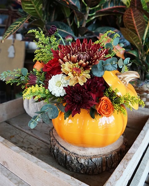 Pretty Pumpkin Arrangement Pretty Pumpkin Arrangement