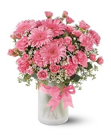 Purely Pinks Flower Arrangement