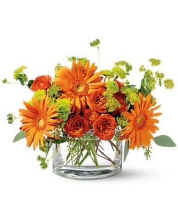 Teleflora's Fiery Fun Flower Arrangement