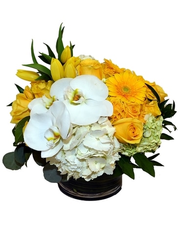 Canary Flower Arrangement