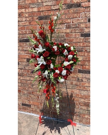 Warming Heart Spray Flower Arrangement