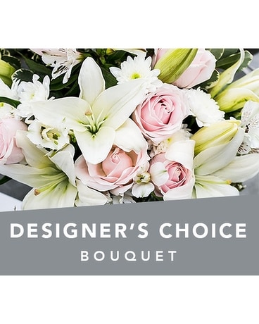 Designers Choice - Pinks and White Flower Arrangement