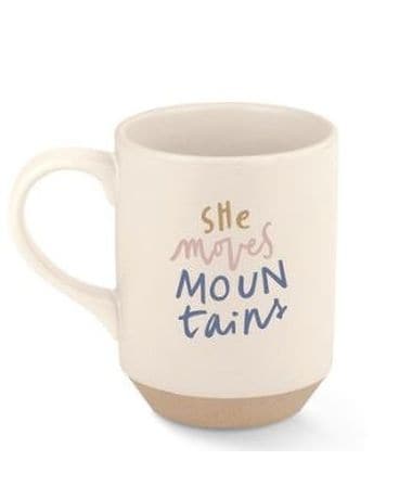 She Moves Mountains Mug Flower Arrangement