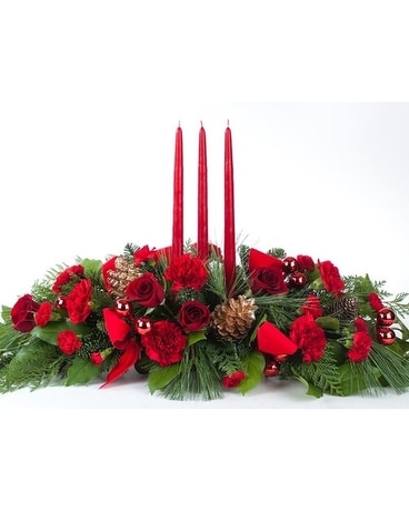 Evergreen Accent Flower Arrangement