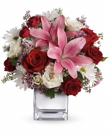 Beautifully Presented Flower Arrangement