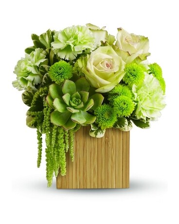 Gloriously Green Flower Arrangement