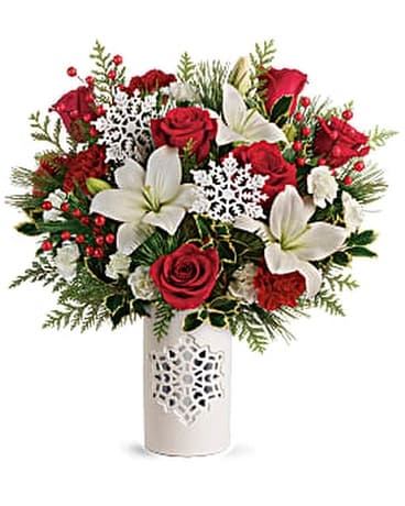 Festively Joyous Flower Arrangement