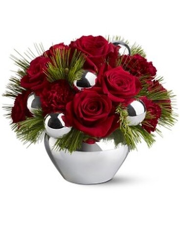 ☃️Silver Bells / Christmas Tradition🎄 Flower Arrangement