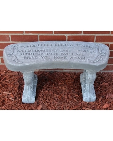 If Tears Could Build a Stairway Bench Flower Arrangement
