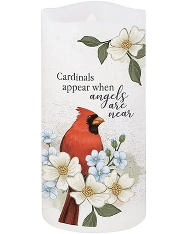 Cardinal Lantern Small Flower Arrangement