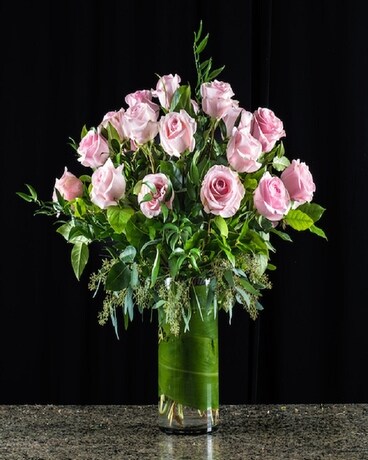 Luxury Pink Rose Bouquet Flower Arrangement