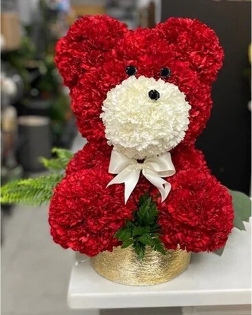 The Loveable Bear Flower Arrangement