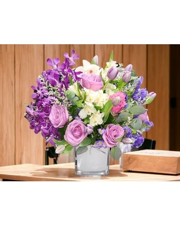 Shades of Purple Perfection Flower Arrangement