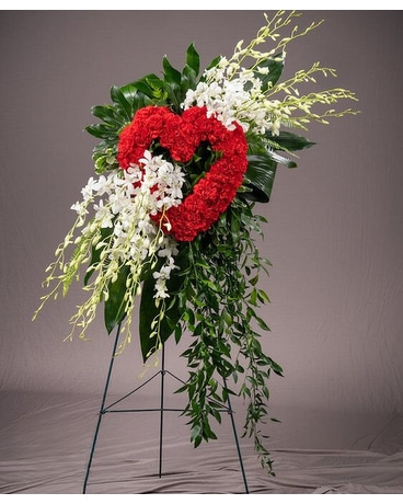 Unending Love Tribute Spray Flower Arrangement