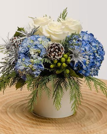 Snowy Serenade Flower Arrangement