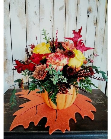 PUMPKIN SPICE Flower Arrangement