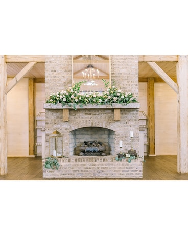 Mantle Arrangement Wedding Arrangement